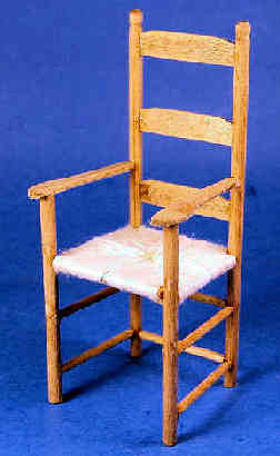 (image for) Rush chair with arms
