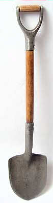 (image for) Pointed shovel with handle