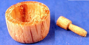 (image for) Mortar & pestle - wood