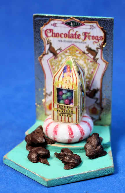 Chocolate frog display #2 (image for) Chocolate frog display #2