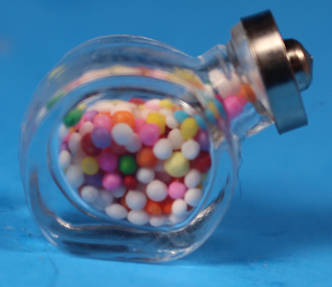Jar of candy - tilted jar