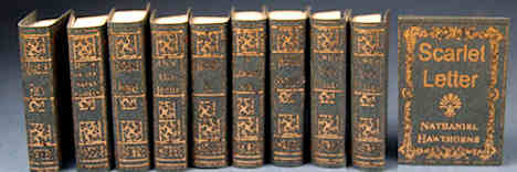 (image for) Nathanial Hawthorne book set