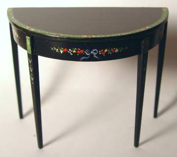 (image for) Half round table