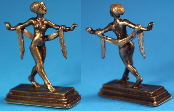 Greek Dancer - gold plated