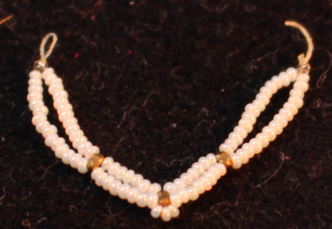 Necklace - faux pearls