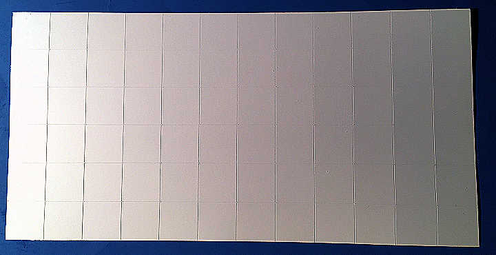 (image for) Faux tile sheets - white - set of 4