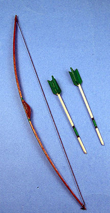 Bow and arrows - Long bow (image for) Bow and arrows - Long bow
