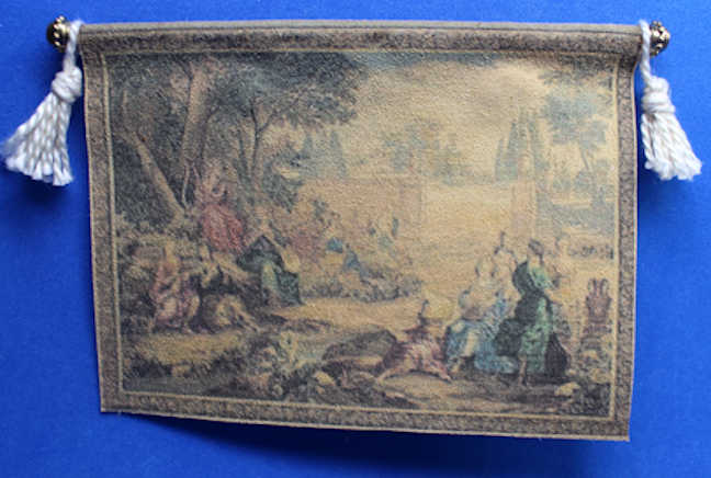 Faux tapestry on rod (image for) Faux tapestry on rod