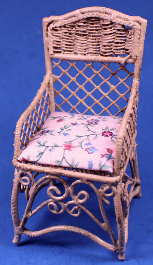 (image for) Garden chair - wire wicker