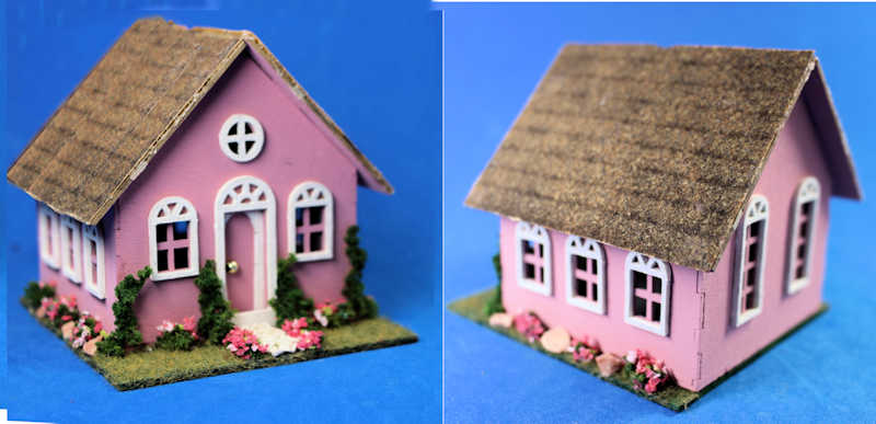 (image for) Dollhouse for a dollhouse - hand painted