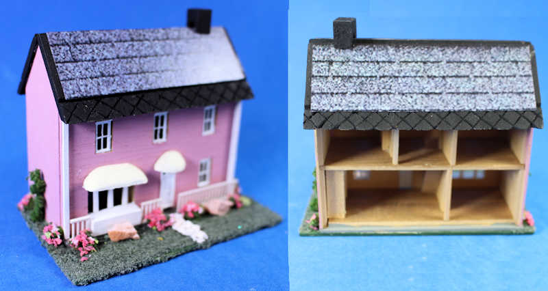 (image for) Dollhouse for a dollhouse - hand painted