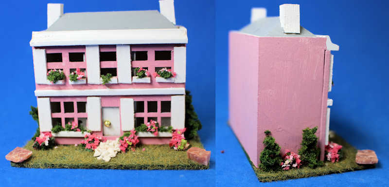 (image for) Dollhouse for a dollhouse - hand painted