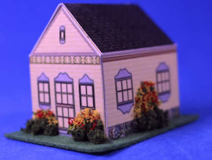 (image for) Dollhouse for a dollhouse - card stock