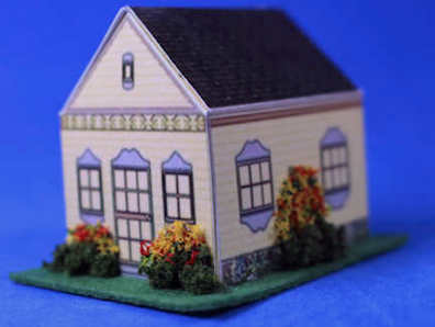 (image for) Dollhouse for a dollhouse - card stock