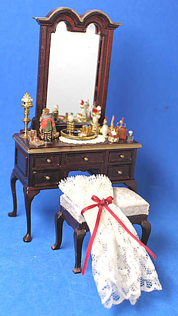 (image for) Dressing table - filled and bench