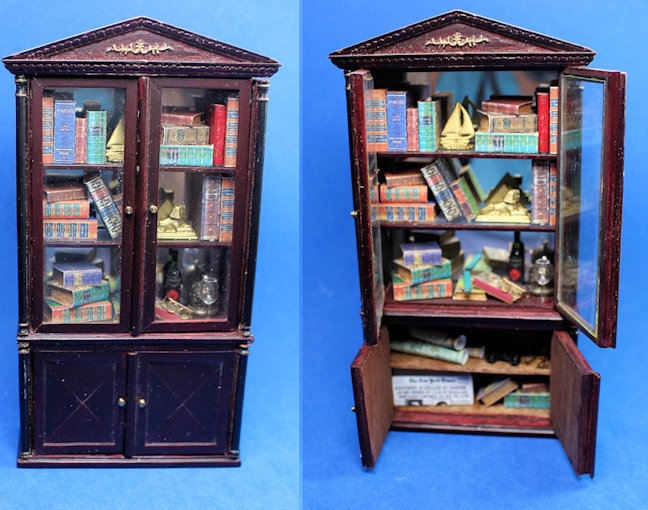 (image for) Filled Bespaq cabinet - library