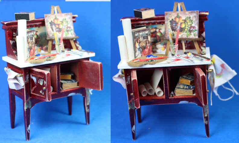 (image for) Artist's work table