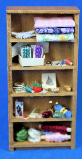 (image for) Sewing notions cabinet - 1/2 scale