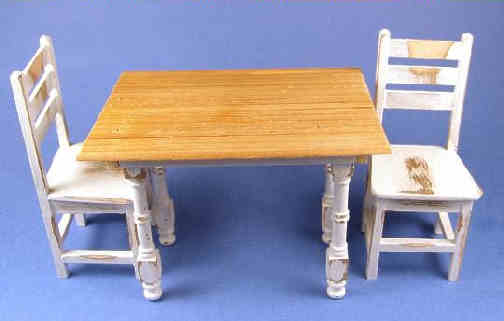 (image for) Kitchen set - "worn" white