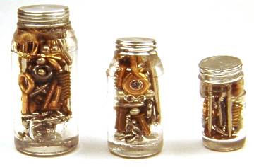 Nuts and bolts in jars (image for) Nuts and bolts in jars