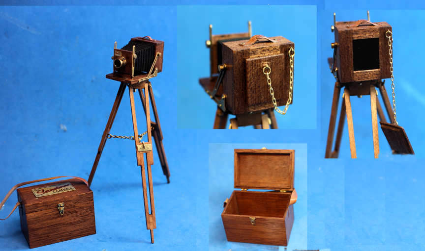 (image for) Camera on tripod with case