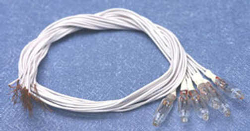 (image for) Flame Bulb On 8 Inch Wire - set o6 6