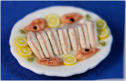 (image for) Sandwich platter - crustless bread