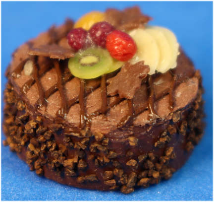 Cake with fruit topping (image for) Cake with fruit topping