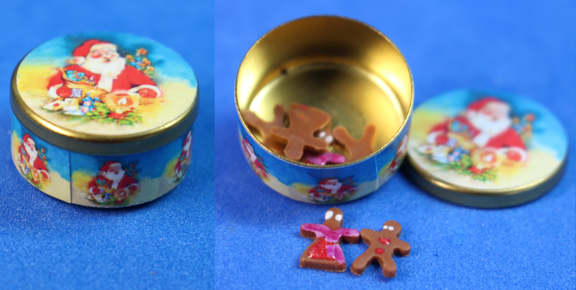 (image for) Tin of gingerbread cookies