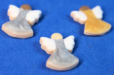 Christmas angel decorations - set of 3 (image for) Christmas angel decorations - set of 3