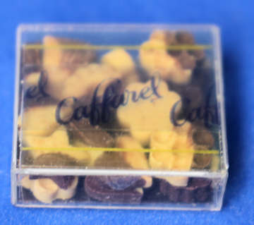 Cafferela - cookies/chcolate - square box (image for) Cafferela - cookies/chcolate - square box
