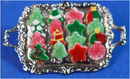 (image for) Tray of Christmas cookies