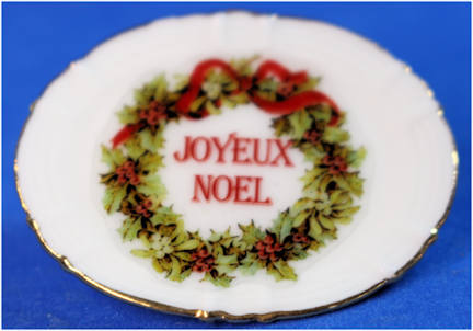 (image for) Decorative Christmas plate