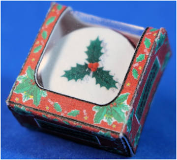 (image for) Christmas cake in a box - signed "Caroll"