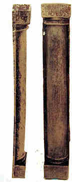 (image for) Faux stone pillars - pair