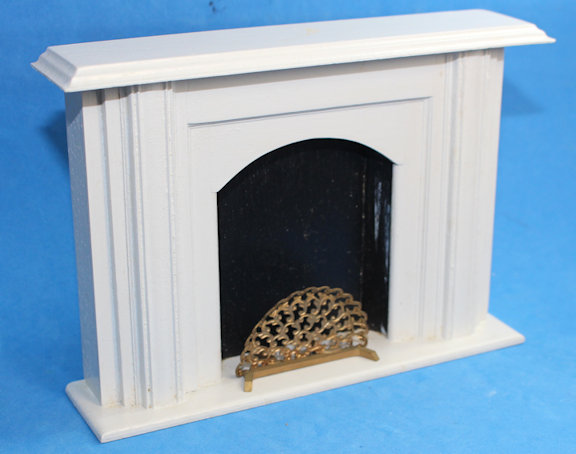 Fireplace and grate - Click Image to Close