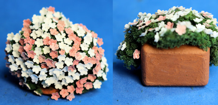 Flowers in terra cotta pot - Rita Dem