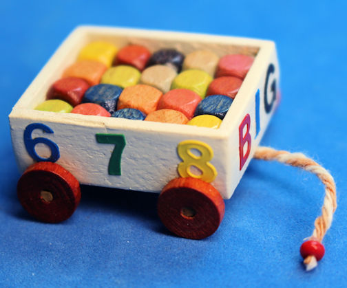 (image for) Pull toy - blocks