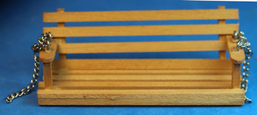 (image for) Hanging porch swing - 1/2 scale