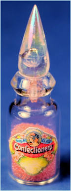 Confectionary jar - pink - Click Image to Close
