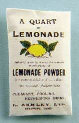 (image for) Lemonade powder envelope