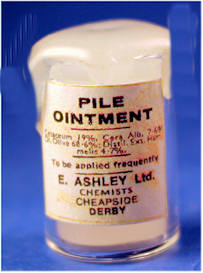 Pile ointment - glass bottle