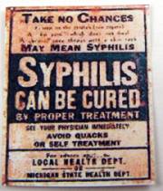 (image for) Syphyllis cure poster