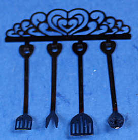 Utensils/rack- wrought iron