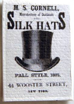 (image for) Men's silk hat poster
