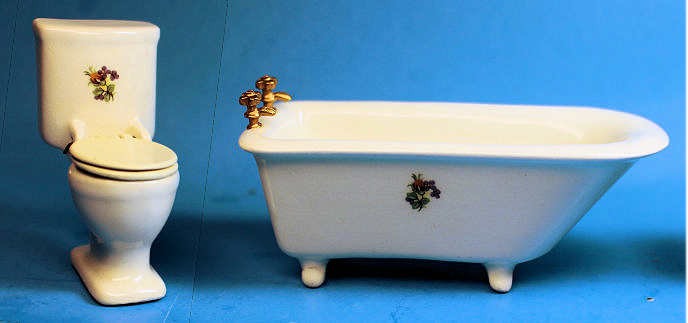 (image for) Bathroom set - 1/2 scale