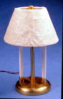 (image for) Desk lamp - textured white shade
