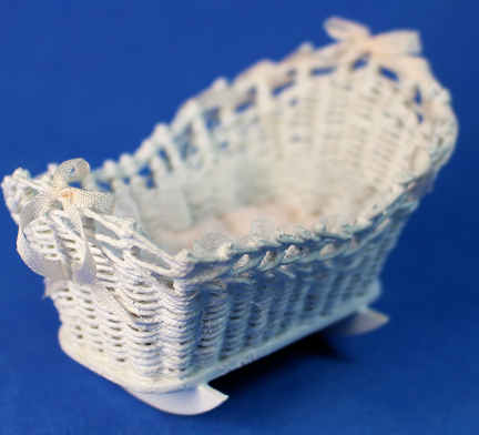 Cradle - pale pink trim (image for) Cradle - pale pink trim